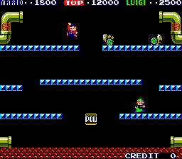 Mario Bros. (arcade) gameplay