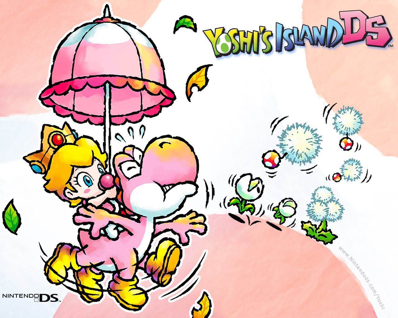 Baby Peach, Pink Yoshi, and Nipper Plants 