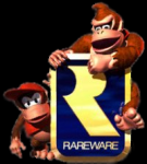 Donkey, Diddy, and Rareware logo