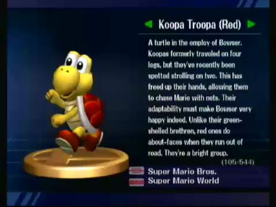 Koopa Troopa (Red) US trophy