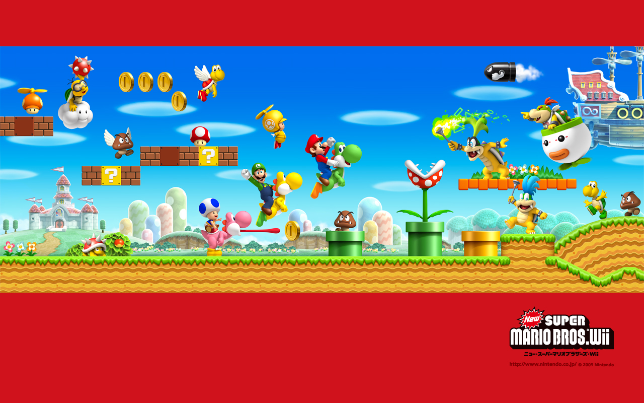 Tmk Downloads Images New Super Mario Bros Wii Wii