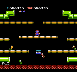 Mario Bros. (NES) gameplay