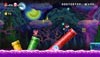 Toadette and Mario on slanted pipes