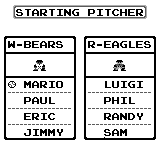 Baseball screen shot