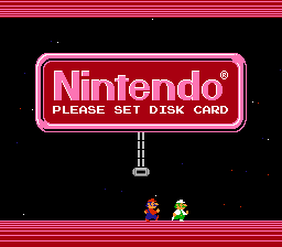 Famicom Disk System BIOS screen shot