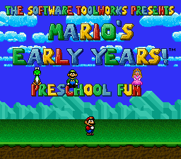 Mario's Early Years: Preschool Fun screen shot