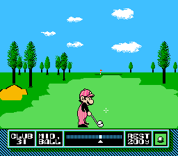 NES Open Tournament Golf screen shot