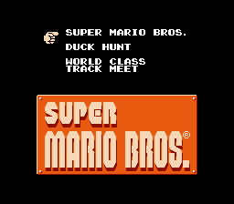 Super Mario Bros. + Duck Hunt + World Class Track Meet screen shot