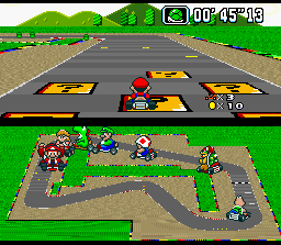 Super Mario Kart screen shot