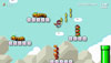 Caped Mario collects coins