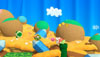 Throwing a yarn "egg" at a Piranha Plant