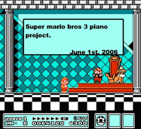Super Mario Bros. 3 Piano Project